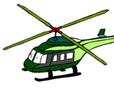 Dibujo Helicóptero  pintado por ZAVALA