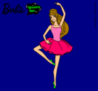 Dibujo Barbie bailarina de ballet pintado por carolina224