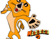 Dibujo Madagascar 2 Alex 2 pintado por 1nuxt9v0x