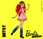 Dibujo Barbie Fashionista 1 pintado por andreaaaaaaaaa