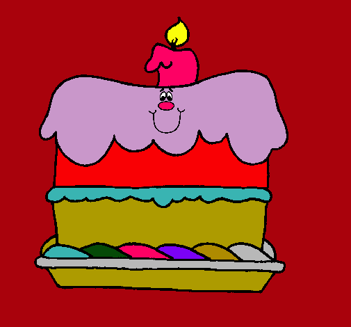 Pastel de cumpleaños