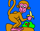 Dibujo Mono pintado por sami5