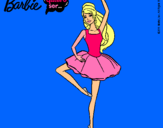 Dibujo Barbie bailarina de ballet pintado por tntan