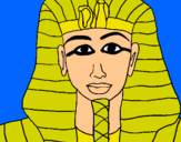 Dibujo Tutankamon pintado por FABIRU