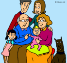 Dibujo Familia pintado por mmml