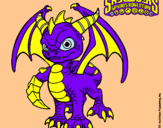 Dibujo Spyro pintado por muekas