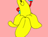 Dibujo Banana pintado por pocoyyo