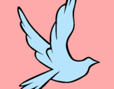 Dibujo Paloma de la paz al vuelo pintado por antonino17