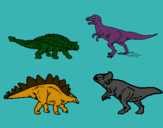 Dibujo Dinosaurios de tierra pintado por Orfe