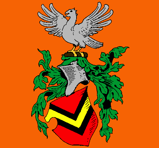 Escudo de armas y aguila 