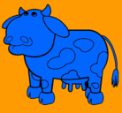 Dibujo Vaca pensativa pintado por koookokokoko