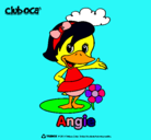 Dibujo Angie pintado por 6895oht