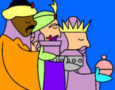 Dibujo Los Reyes Magos 3 pintado por pipialvaro