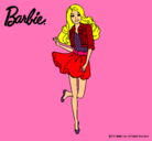 Dibujo Barbie informal pintado por florsi