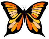 Dibujo Mariposa 8 pintado por monarca