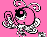 Dibujo Mariposa Littlest Pet Shop 2 pintado por dieguinalf