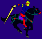 Dibujo Caballero a caballo IV pintado por calebsantill