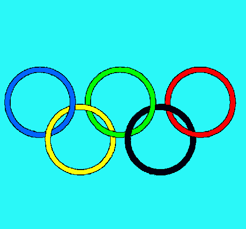 Dibujo Anillas de los juegos olimpícos pintado por Alvarogh
