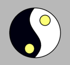 Dibujo Yin y yang pintado por AidaCar81