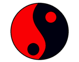 Dibujo Yin y yang pintado por HitsuRey