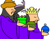 Dibujo Los Reyes Magos 3 pintado por stephan
