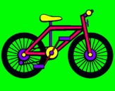 Dibujo Bicicleta pintado por gergg