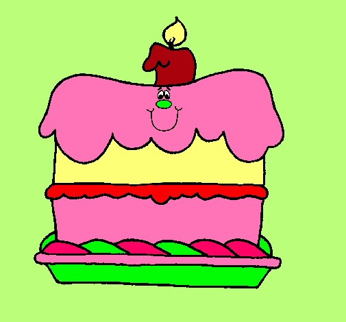 Pastel de cumpleaños