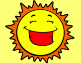 Dibujo Sol sonriendo pintado por jorgete