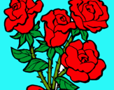 Dibujo Ramo de rosas pintado por Monsse_pucca