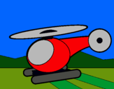 Dibujo Helicóptero pequeño pintado por EliasJosueVa