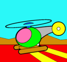 Dibujo Helicóptero pequeño pintado por ana_garcialu