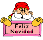 Dibujo Feliz Navidad pintado por albitaa