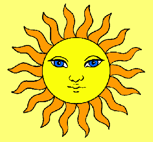 Dibujo Sol pintado por miniee
