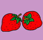 Dibujo fresas pintado por 11111111