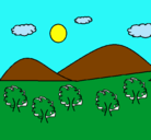 Dibujo Montañas 4 pintado por anacruzo5