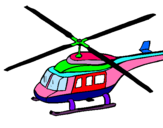 Dibujo Helicóptero  pintado por elicoptero