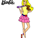 Dibujo Barbie y su mascota pintado por nuria_12