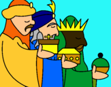 Dibujo Los Reyes Magos 3 pintado por ElisabethxD
