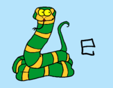 Dibujo Serpiente pintado por aerenlove