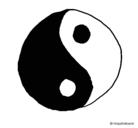 Dibujo Yin yang pintado por McQueeniti