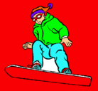 Dibujo Snowboard pintado por dyydghdgdcyh