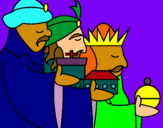 Dibujo Los Reyes Magos 3 pintado por Maialeng