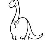 Dibujo Diplodocus con camisa pintado por cynthia123