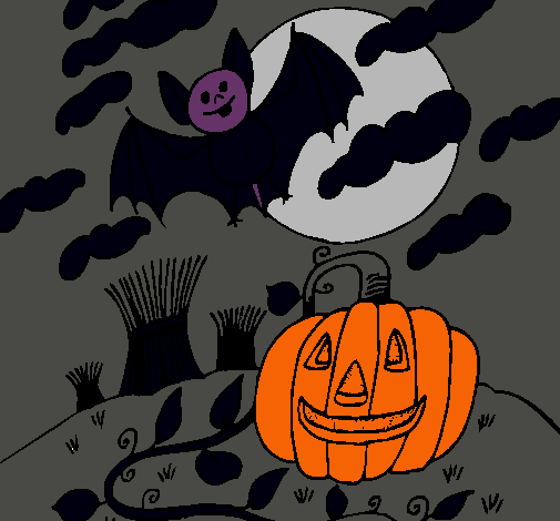 Paisaje de Halloween