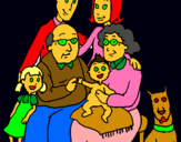 Dibujo Familia pintado por ikeraguirre