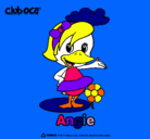 Dibujo Angie pintado por  chet