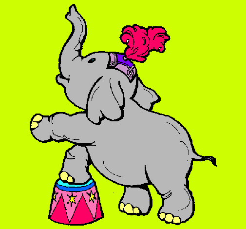 Dibujo Elefante pintado por miniee