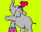 Dibujo Elefante pintado por miniee