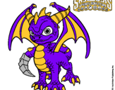 Dibujo Spyro pintado por emmanuel6