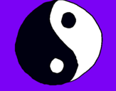 Dibujo Yin yang pintado por Sidney